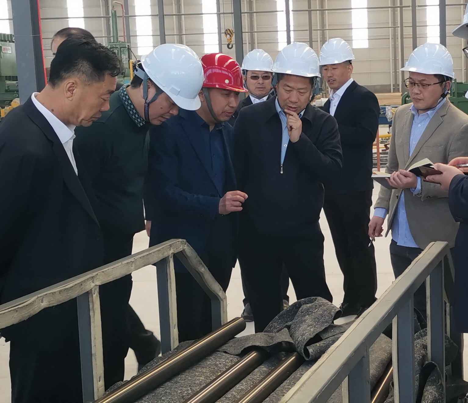 中国有色金属加工工业协会理事长范顺科来巨利实地调研